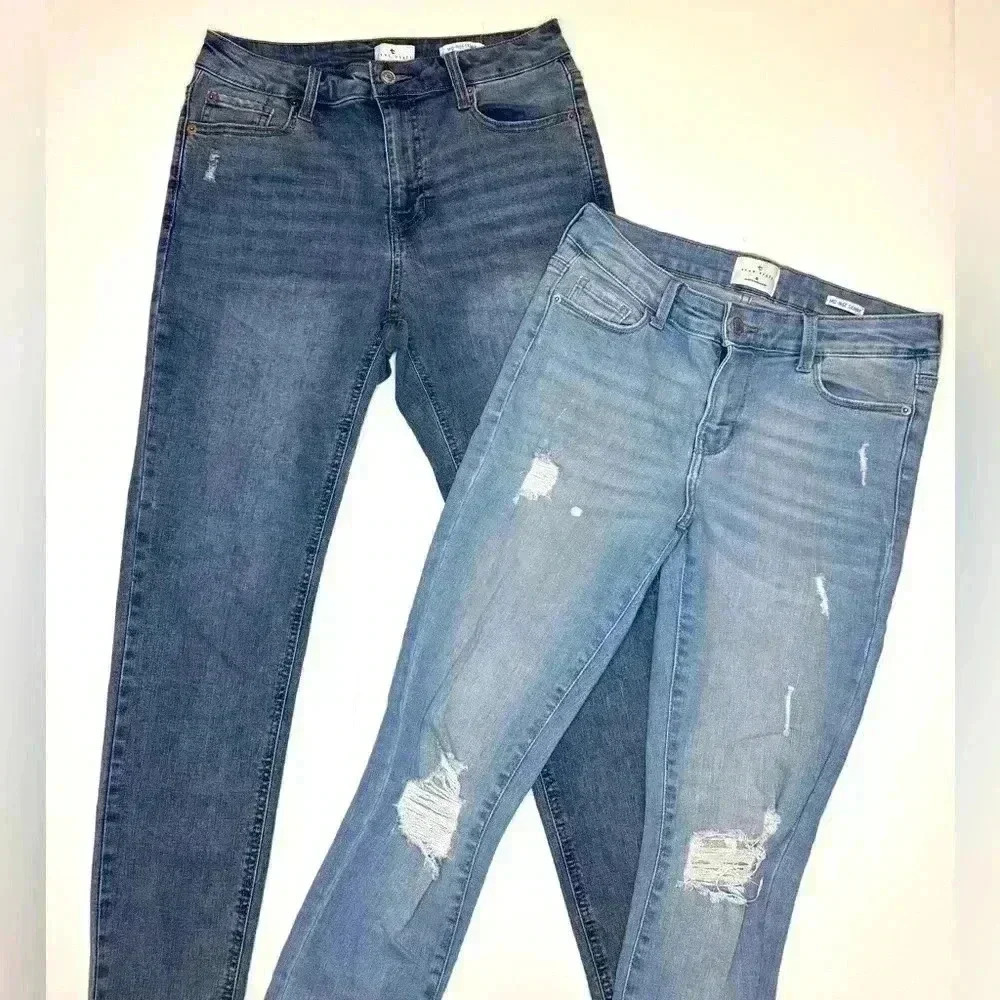 Lot of 2 True Craft Mid-Rise Skinny Jeans Stretch Size 6